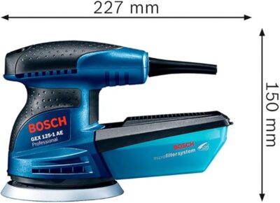 Bosch Lixadeira Roto Orbital GEX 125-1 AE 250W 127V com 1 Coletor de pó - Image 2