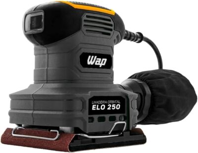 WAP Lixadeira Roto Orbital ELO 250 com Coletor de Pó Removível, Empunhadura e Base Emborrachada, 110 x 105mm 250W 220V - Image 4