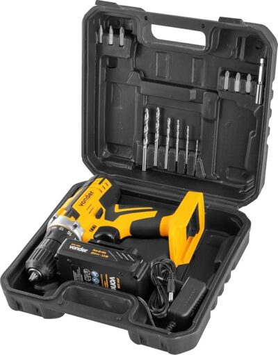 Parafusadeira Furadeira 20V Vonder PFV 238 18 Posições de Torque LED Bateria Carregador e Acessórios - Image 2