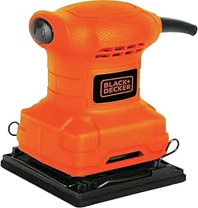 Black Decker Lixadeira Orbital, Motor com Duplo Isolamento, com Potência de 200W, Modelo SB200, 110V