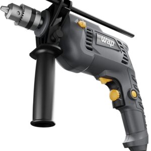 WAP Parafusadeira e Furadeira de Impacto 3/8" WF-700K10, com 11 Acessórios e Maleta, Controle de Velocidade, 700W 127V