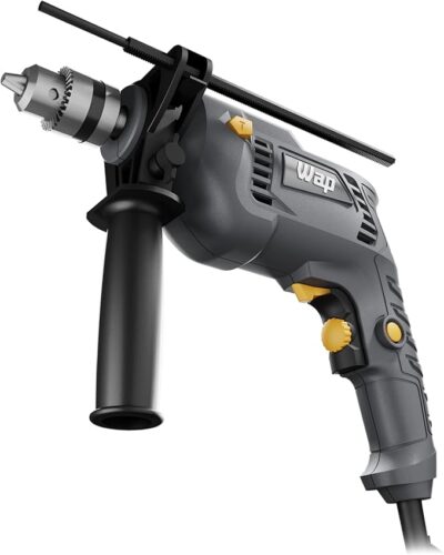 WAP Parafusadeira e Furadeira de Impacto 3/8" WF-700K10, com 11 Acessórios e Maleta, Controle de Velocidade, 700W 127V
